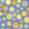 Seamless Pattern Suns Image