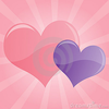 Pastel Hearts Background Image