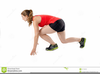 Female Runner Clipart Image