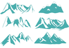 Free Rocky Mountain Clipart Image