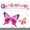 Happy Birthday Granddaughter Clipart Image