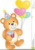 Birthday Teddy Bear Clipart Image