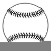 Free Baseball Clipart Black And White Image
