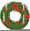 Animated Christmas Candles Clipart Image