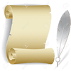 Rolled Scroll Clipart Image