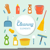 Cleaning Products Clipart Free Image