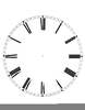 Clock Vector Clipart Image