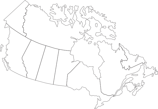 clipart map of us and canada - photo #6