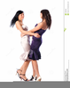 Women Dancing Clipart Image