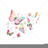 Free Musical Background Clipart Image