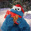 Cookie Monster Christmas Clipart Image