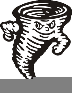 Free Tornado Mascot Clipart Image