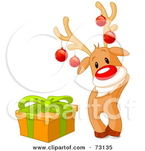 Free Clipart Of Rudolph The Red Nosed Reindeer Image