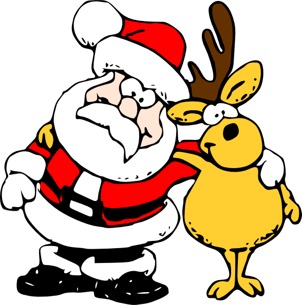 funny santa clipart - photo #1