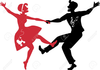 S Dancers Clipart Image