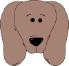 Dog Face 2 Clip Art