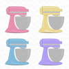 Stand Mixer Clipart Image