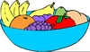 Cliparts Of Fruit Basket Image