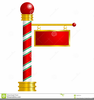 Free Clipart North Pole Sign Image