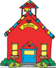 Free Schoolhouse Clipart Image