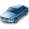 Car Sedan Blue 8 Image