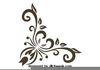 Corner Flourishes Clipart Image