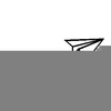 Animated Paper Airplane Clipart Image
