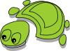 Green Tortoise Cartoon Clip Art