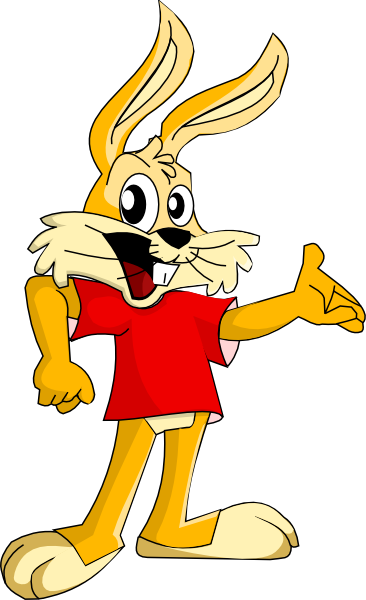 funny rabbit clipart - photo #1