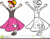 Poodle Skirts Clipart Image