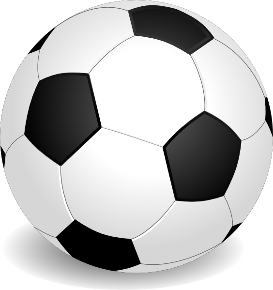 football clipart black and white. Flomar Football Soccer