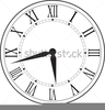 Adjustable Clock Clipart Image