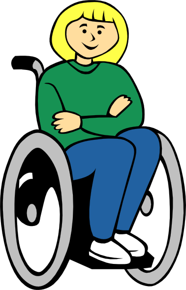clipart girl in wheelchair - photo #3