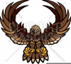 Free Falcon Mascot Clipart Image