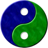 Yinyang Bluegreentextured Image