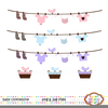 Free Baby Clothesline Clipart Image