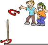 Free Horseshoe Game Clipart Image