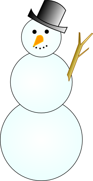 free vector clipart snowman - photo #27