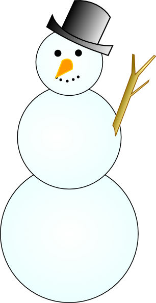 clipart pictures snowman - photo #37