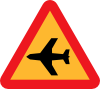 Airplane Roadsign Clip Art