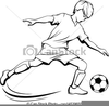 Free Kicking Clipart Image