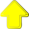 Yellow-arrow-up Clip Art