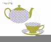 Teapot Teacup Clipart Image