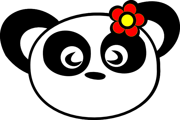 panda clipart vector - photo #29