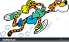 Running Hare Clipart Image
