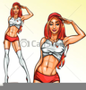 Pin Up Girl Clipart Image