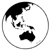 Earth Globe Oceania Clip Art