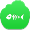 Fish Skeleton Icon Image