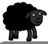Ba Ba Black Sheep Clipart Image