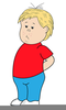 Confused Lil Boy Clipart Image